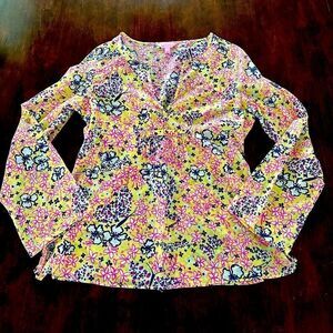 Lilly Pulitzer yellow, Starfruit tunic top.